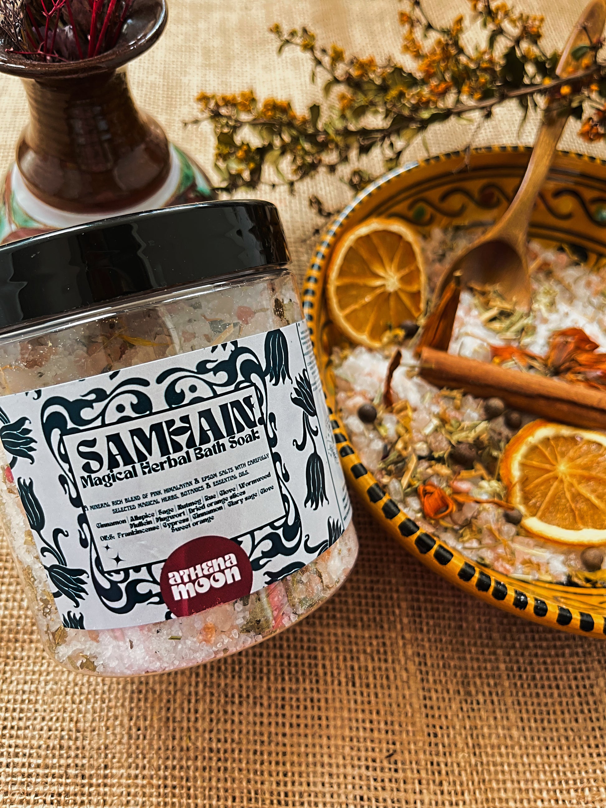 Samhain herbal bath salts 